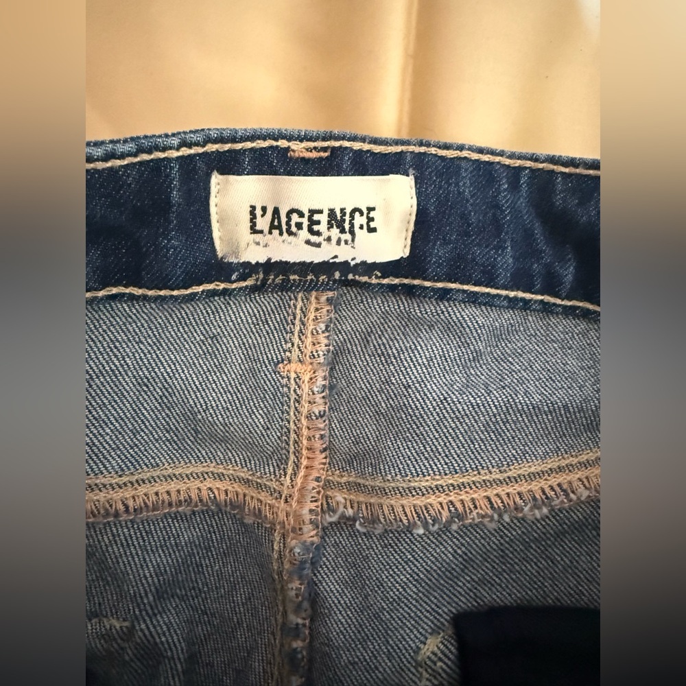 L'AGENCE Blue High Rise Skinny Leg Ladera Jeans Size 29 Long - Picture 2 of 5